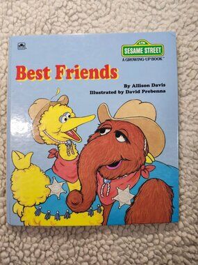 Sesame Street Best Friends Childrens Picture Book Allison Davis 1992 Golden